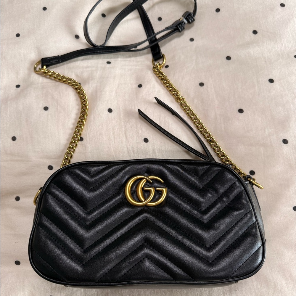 Black Quilted Shoulder Bag